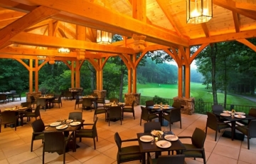 Devils Grill Timber Frame Pavilion @ Wintergreen Resort